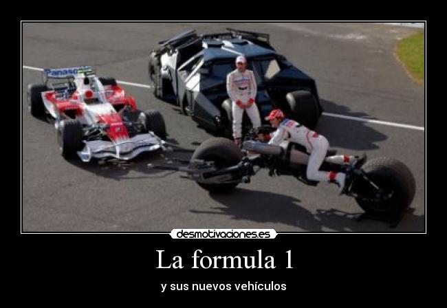 La formula 1 - y sus nuevos vehículos