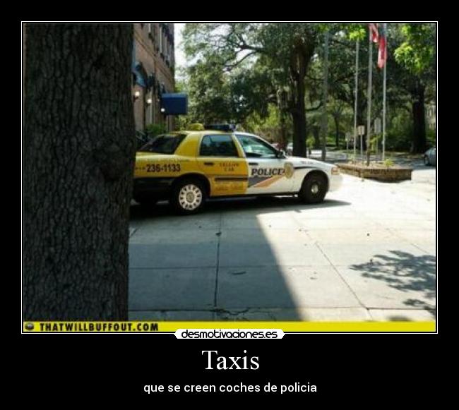 Taxis - que se creen coches de policia