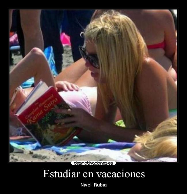 Estudiar en vacaciones - 