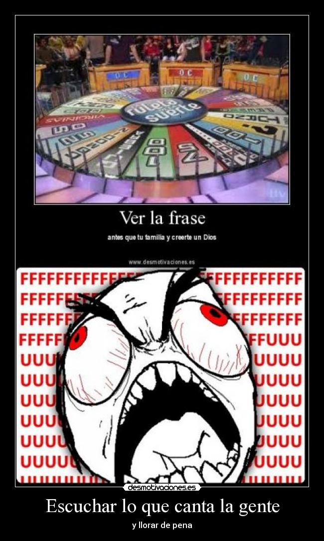 Escuchar lo que canta la gente -