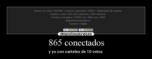 865 conectados -
