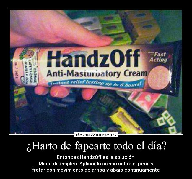 ¿Harto de fapearte todo el día? -