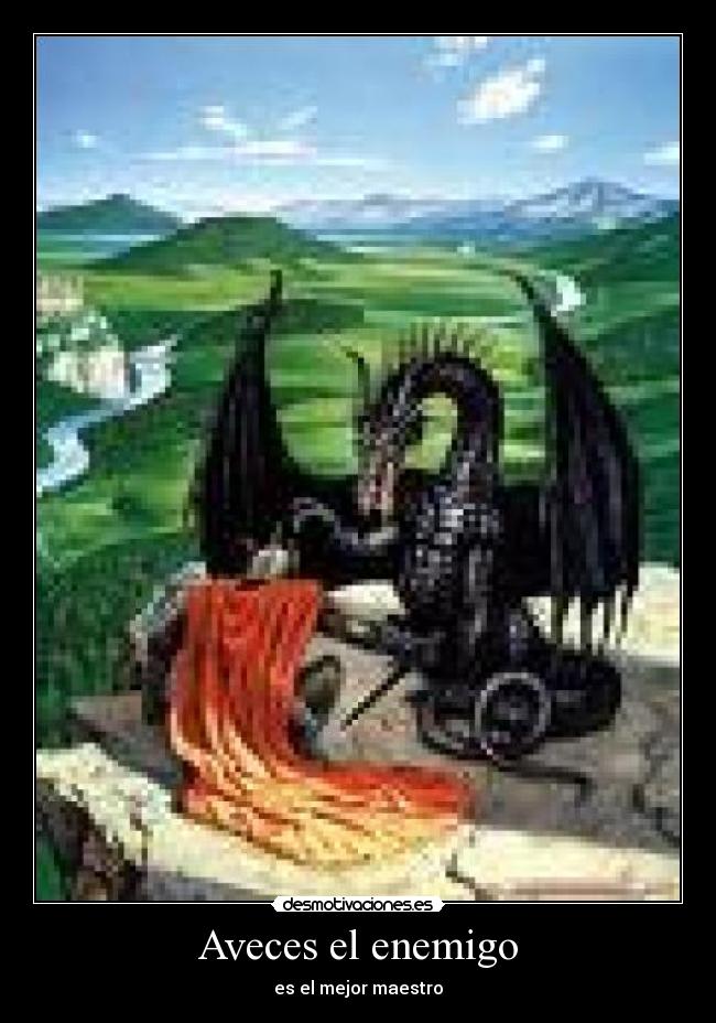 carteles enemigo enemigo maestro desmotivaciones