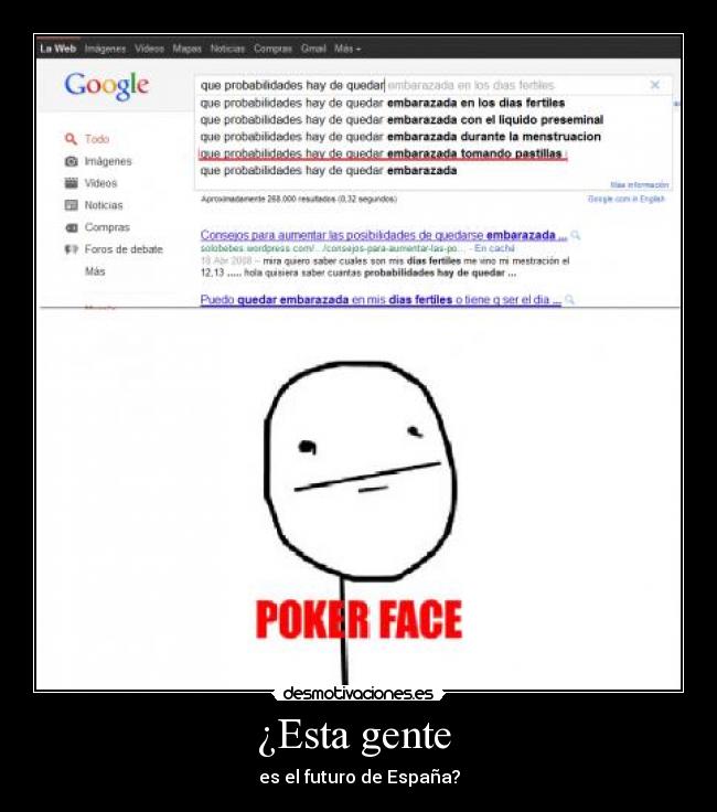 ¿Esta gente  - es el futuro de España?