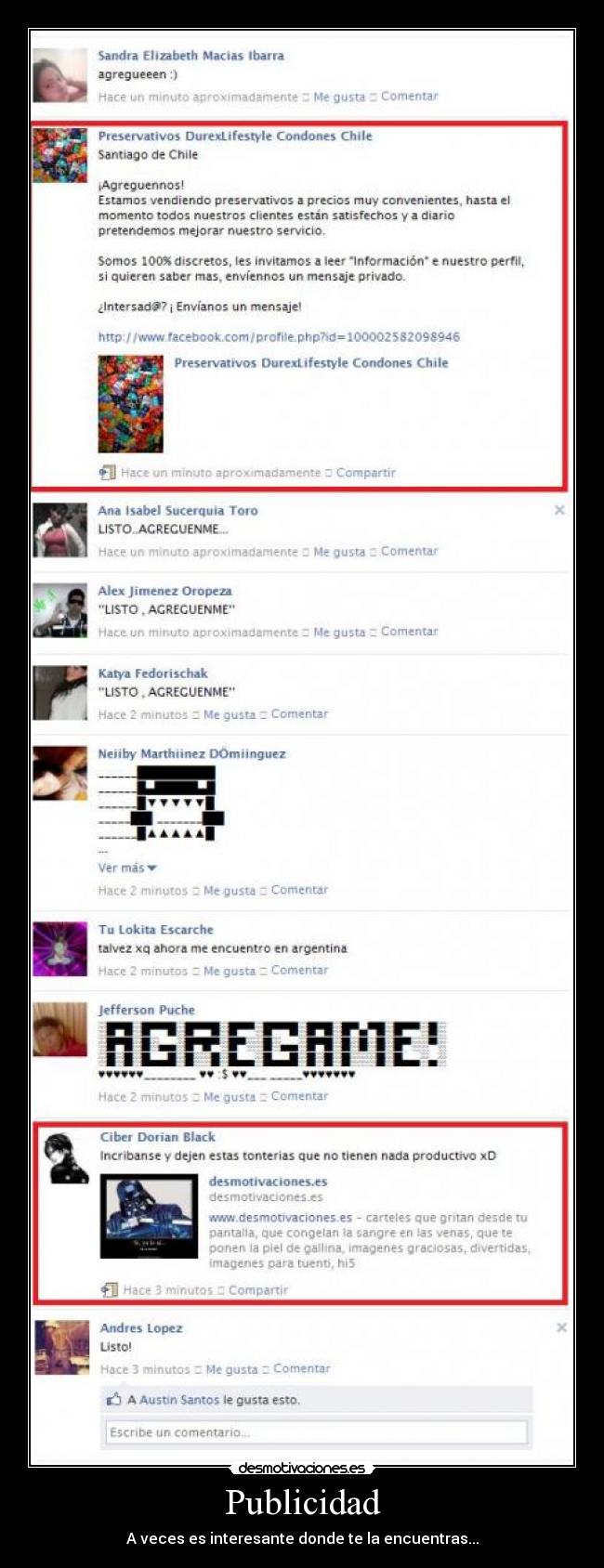 Publicidad - A veces es interesante donde te la encuentras...