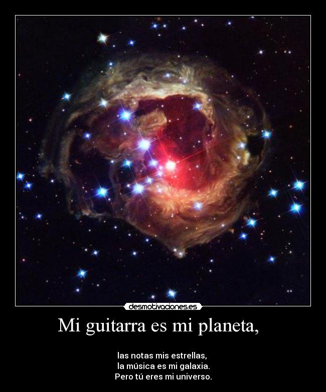 carteles guitarra planeta las notas mis estrellas musica galaxia pero tu eres uni desmotivaciones