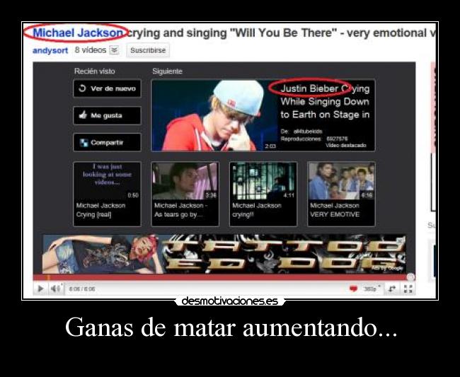 Ganas de matar aumentando... - 