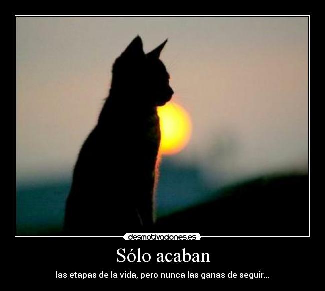 Sólo acaban -