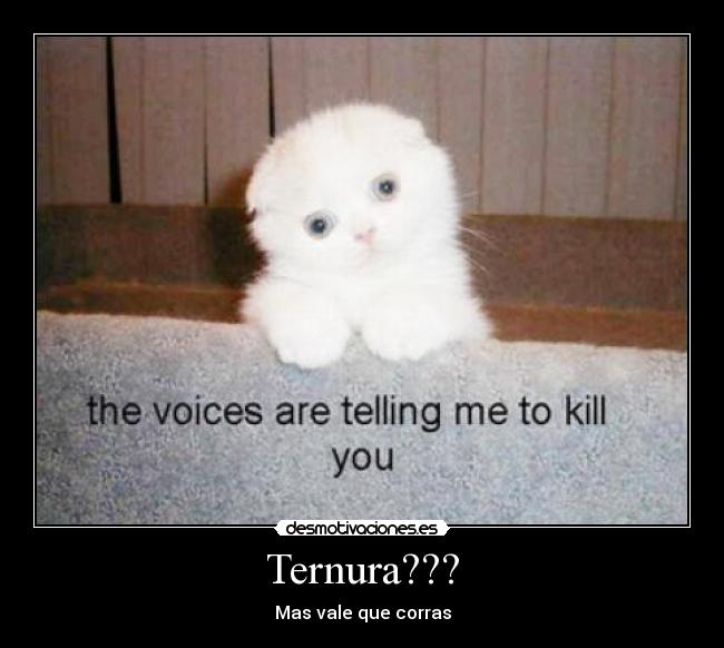 Ternura??? - Mas vale que corras