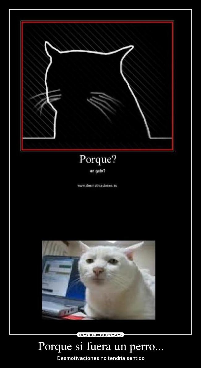 Porque si fuera un perro... - Desmotivaciones no tendria sentido