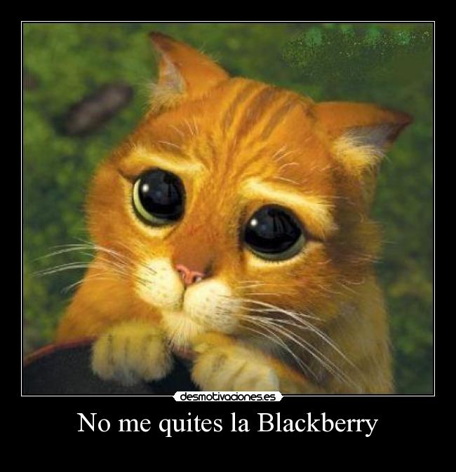 No me quites la Blackberry -