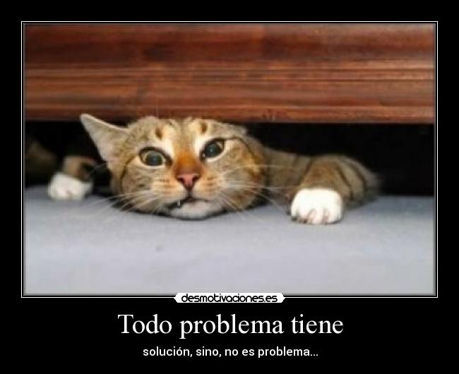 carteles todo problema tiene desmotivaciones