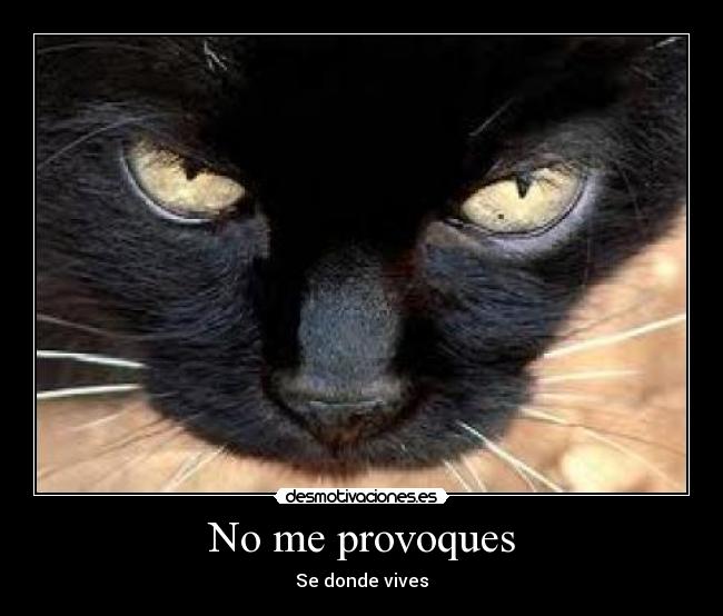 No me provoques -