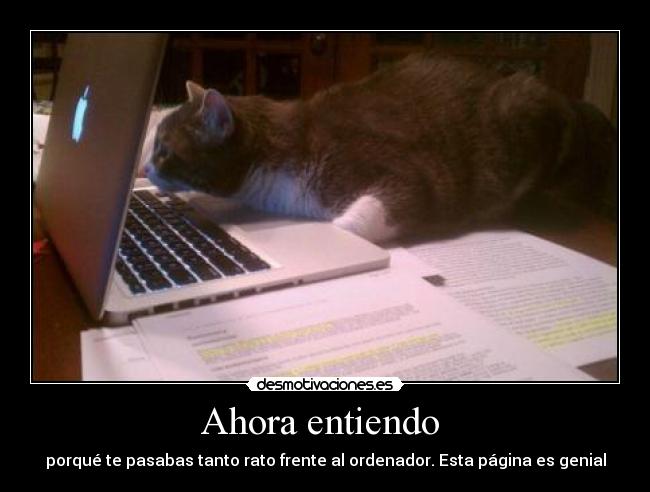 Ahora entiendo - porqué te pasabas tanto rato frente al ordenador. Esta página es genial