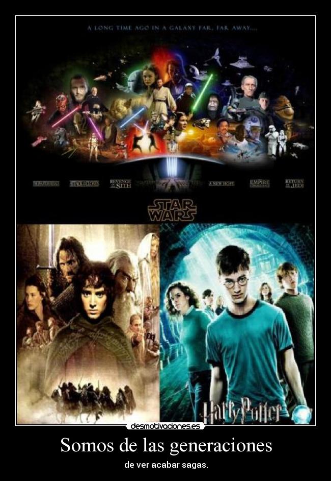 Somos de las generaciones -