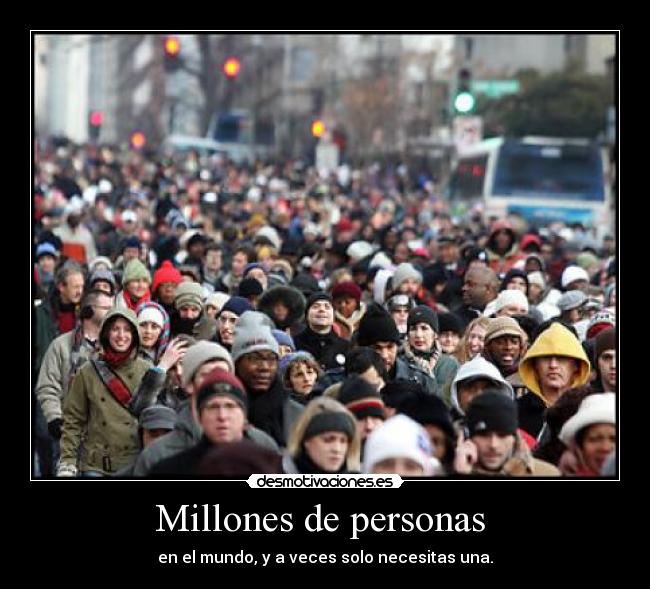 Millones de personas  - 