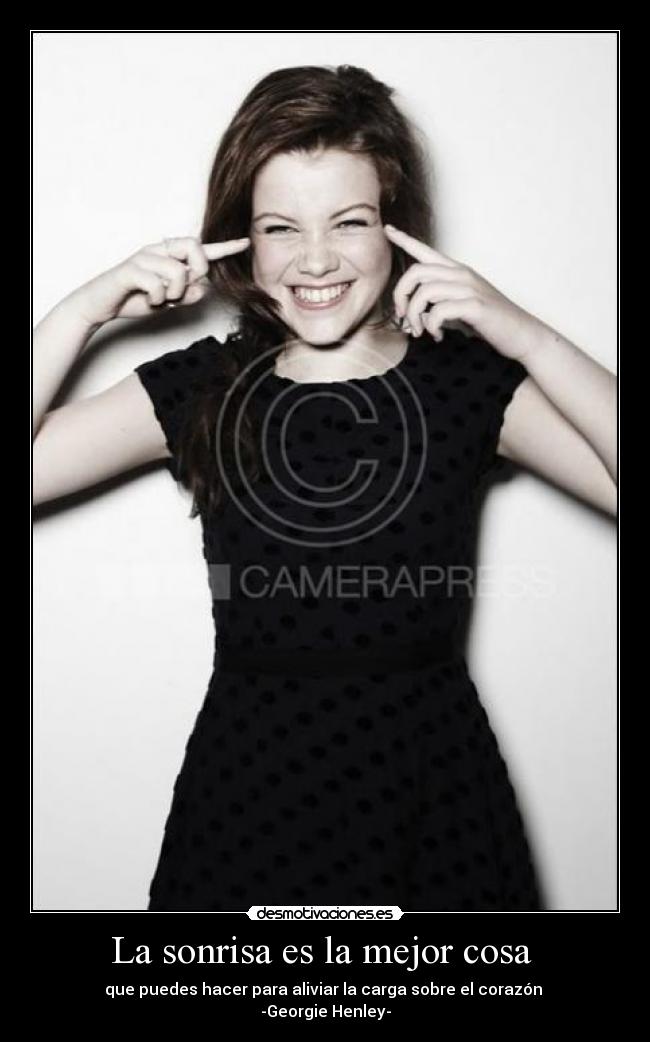 La sonrisa es la mejor cosa -