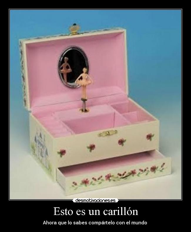 carteles carillon caja musical risa sabias que desmotivaciones