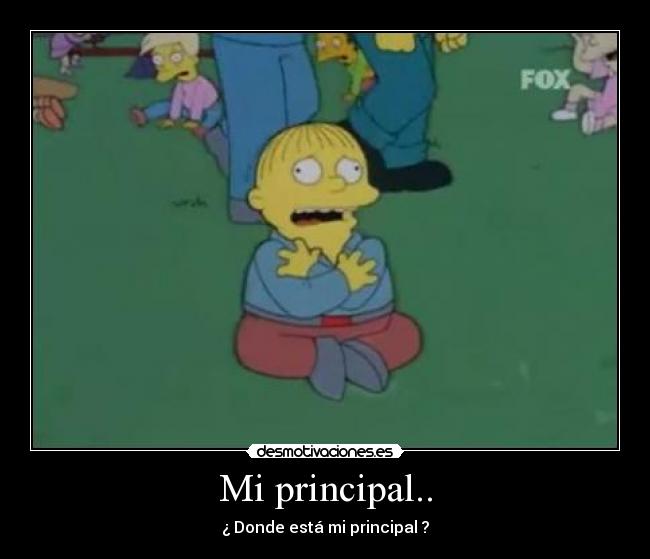 Mi principal.. -