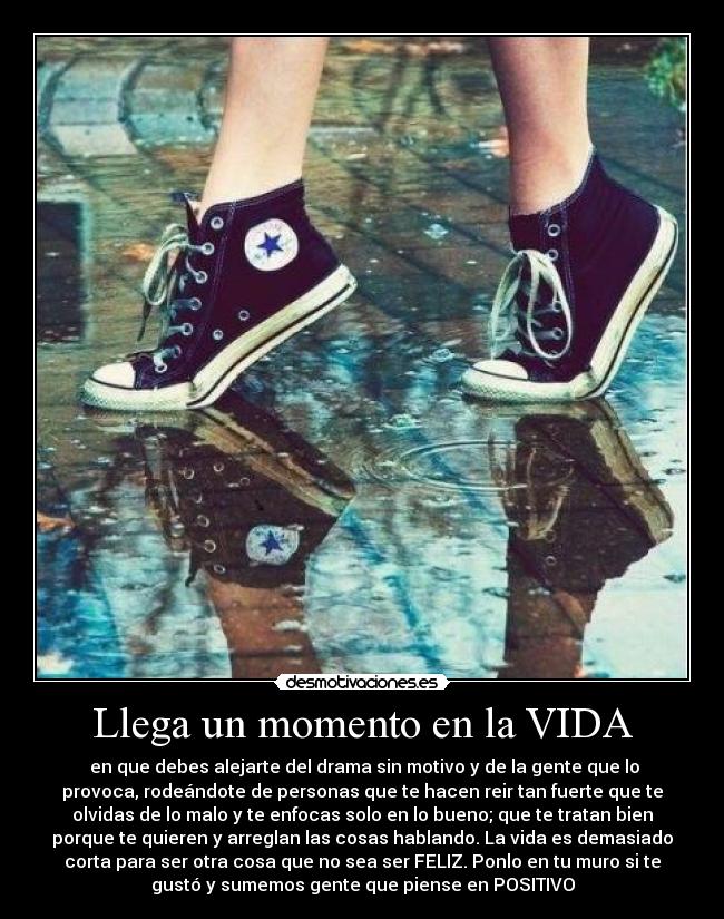 Llega un momento en la VIDA - 