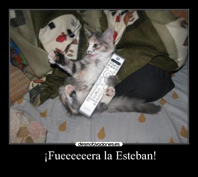 ¡Fueeeeeera la Esteban! -
