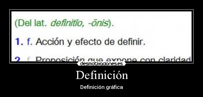 Definición - 
