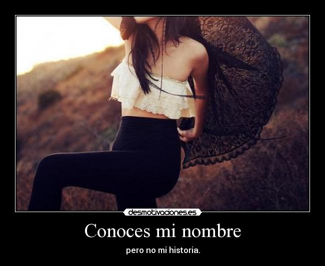Conoces mi nombre - 