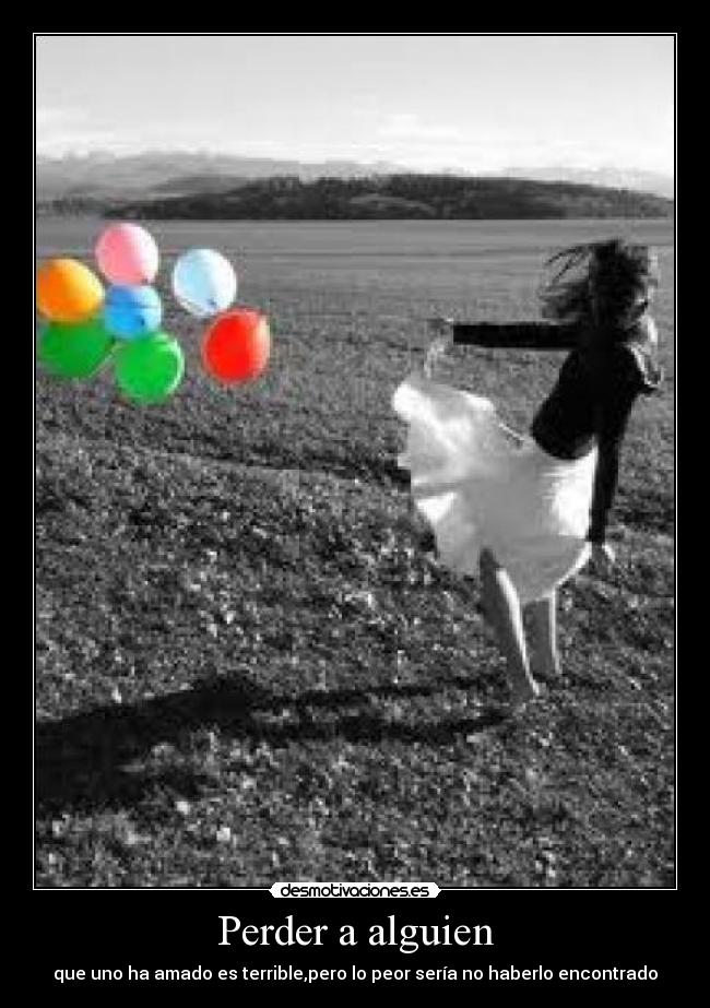 Perder a alguien - 