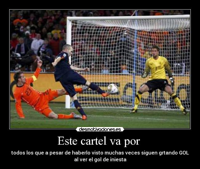 Este cartel va por  - 