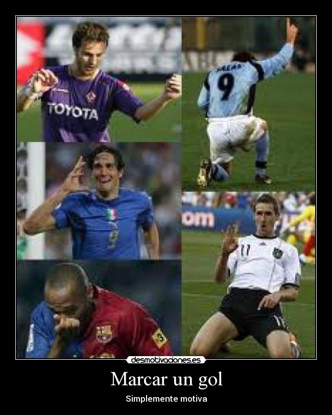 Marcar un gol - Simplemente motiva