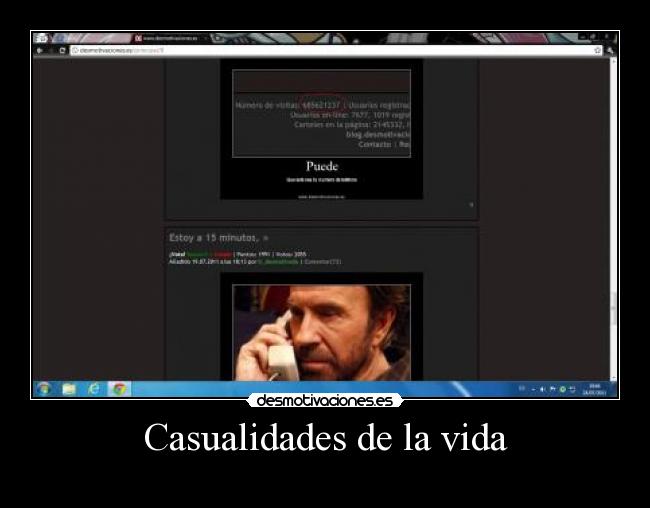 Casualidades de la vida -