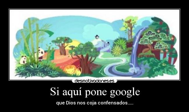 Si aquí pone google - 