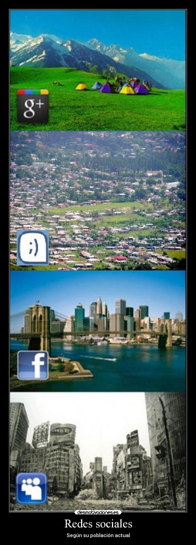 carteles facebook tuenti myspace google desmotivaciones