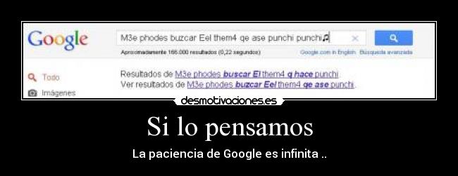 Si lo pensamos - 