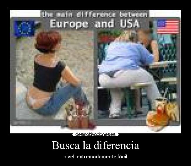 carteles diferencia gorda flaca desmotivaciones