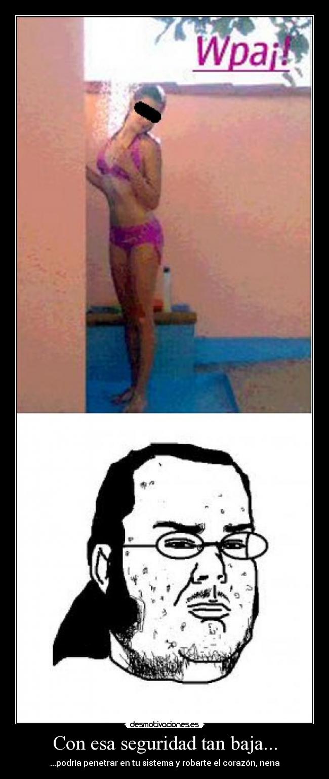 carteles gordo granudo wifi wpa seguridad desmotivaciones