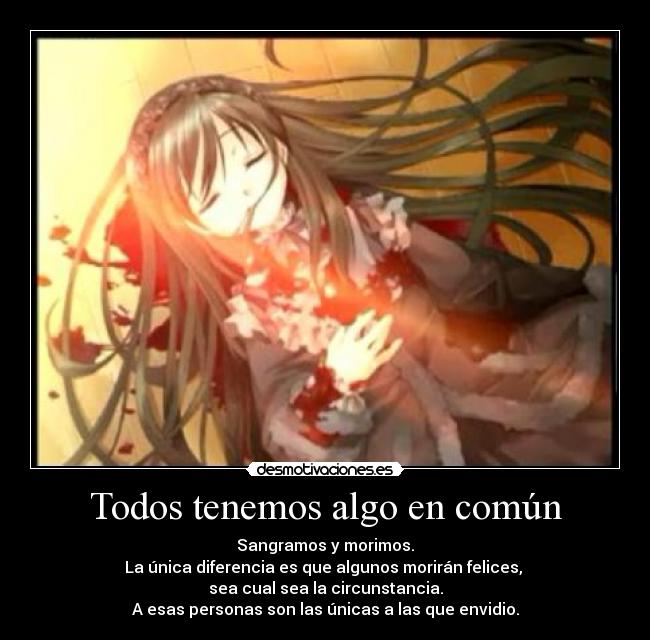 Todos tenemos algo en común - 