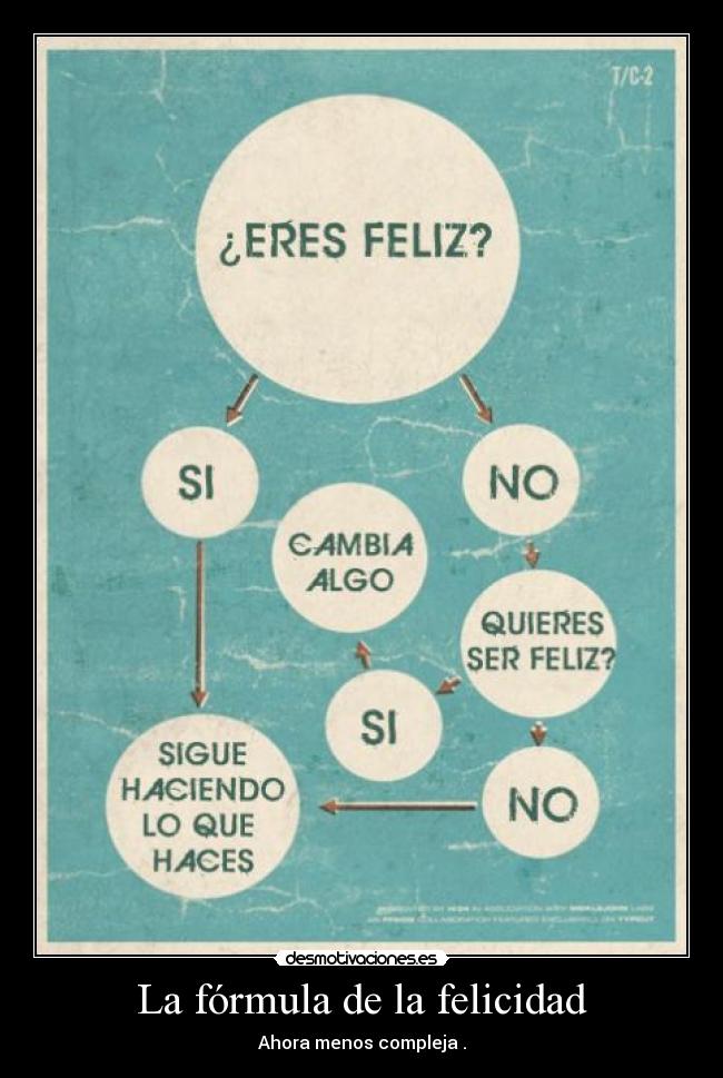 La fórmula de la felicidad -