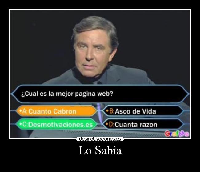 Lo Sabía - 