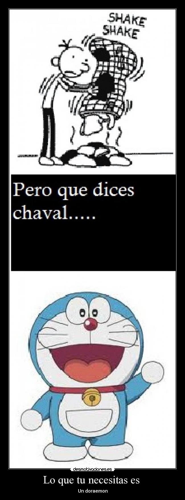 carteles doraemon desmotivaciones