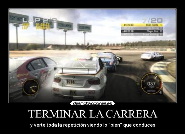carteles juegos coches repeticion desmotivaciones