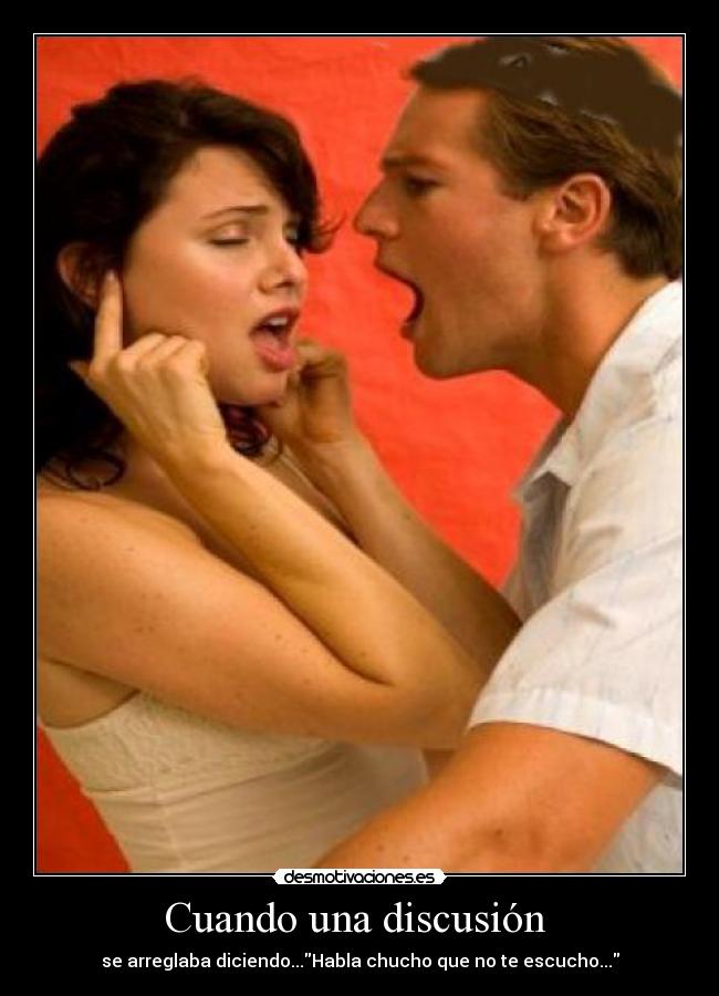 Cuando una discusión  - 
