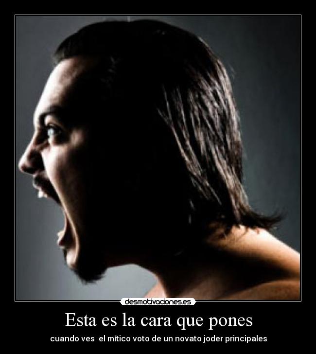 Esta es la cara que pones -