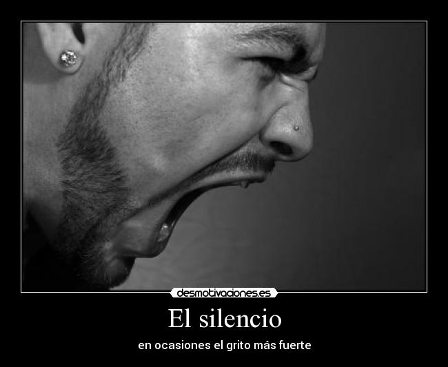 El silencio -
