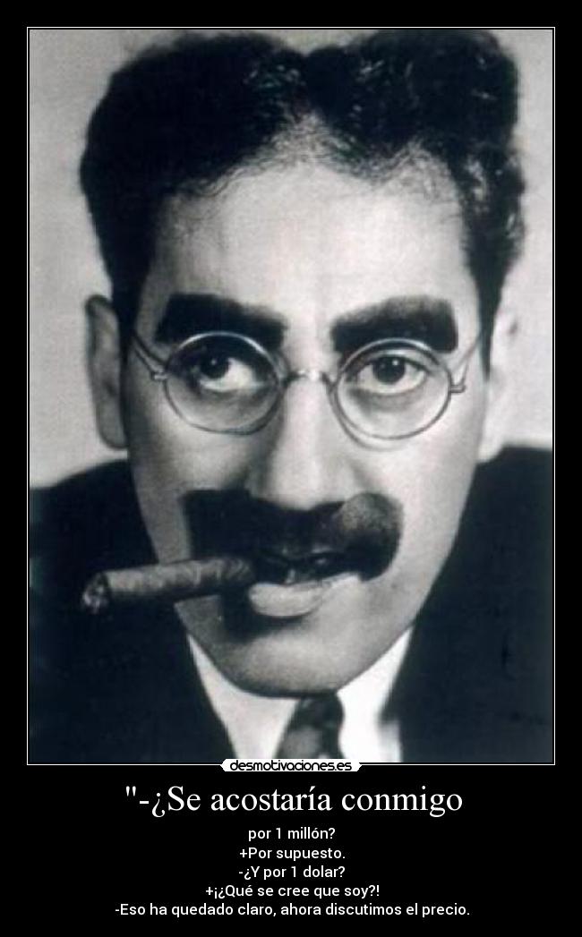 carteles groucho marx desmotivaciones