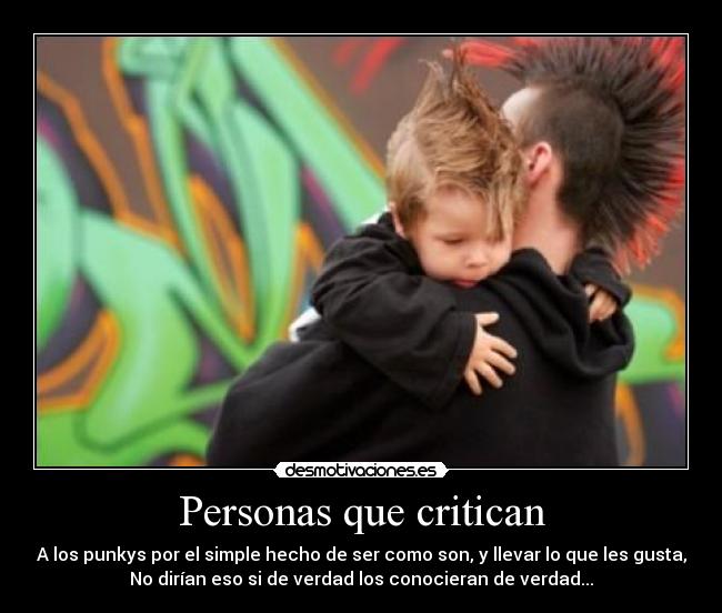 Personas que critican - 