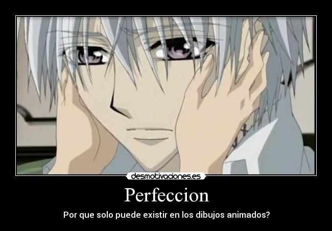 Perfeccion - Por que solo puede existir en los dibujos animados?