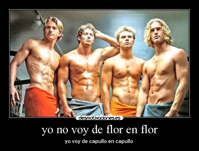 yo no voy de flor en flor - 