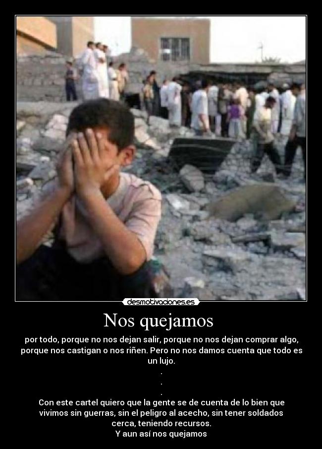 Nos quejamos  - 