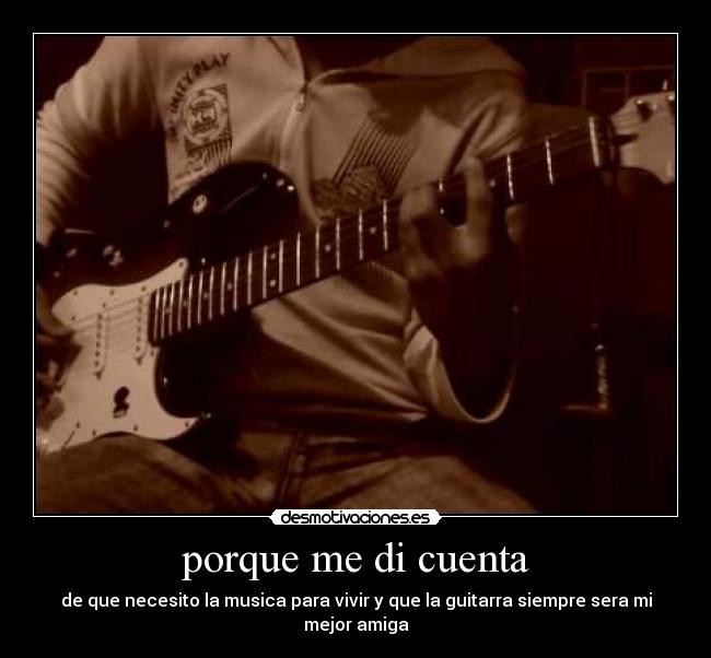 porque me di cuenta - 